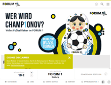 Tablet Screenshot of forum1.at